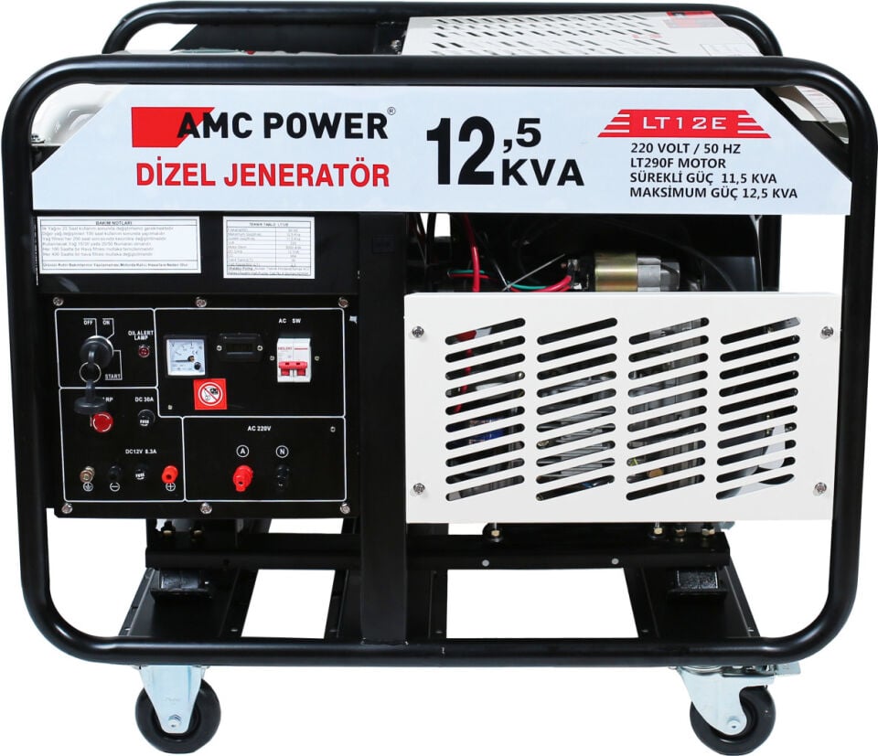 Amc Power 12,5 Kva Dizel Jeneratör 220 Volt