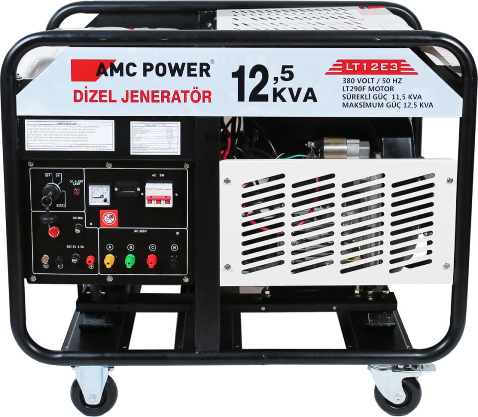 Amc Power 12,5 Kva Dizel Jeneratör 380 Volt