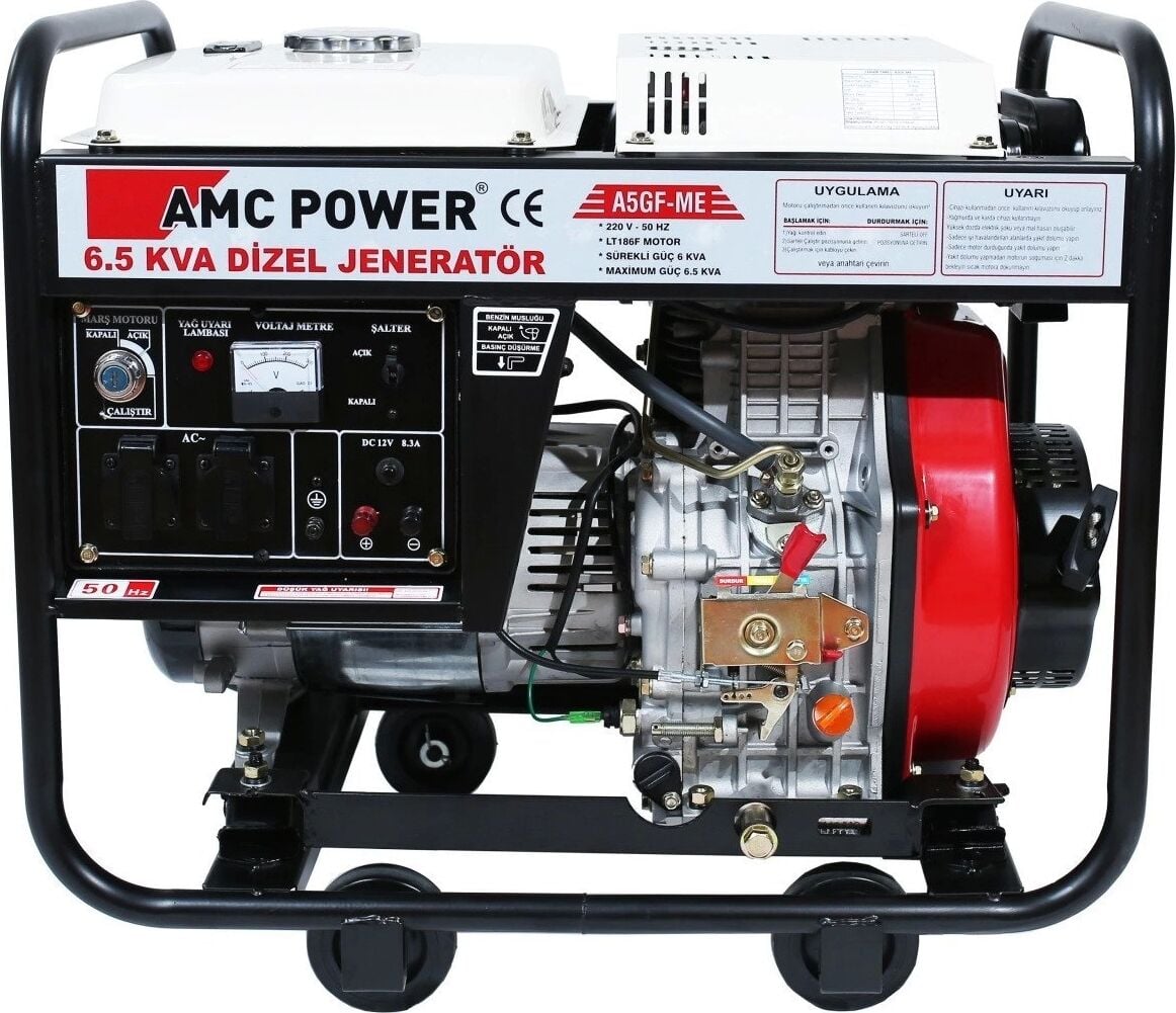 Amc Power  6,5 Kva Dizel Jeneratör 380 Volt