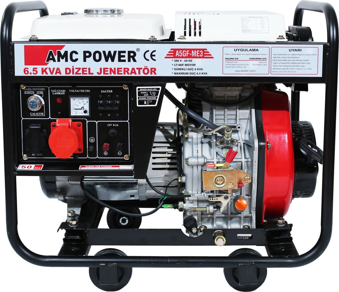 Amc Power 6,5 Kva Dizel Jeneratör 220 Volt