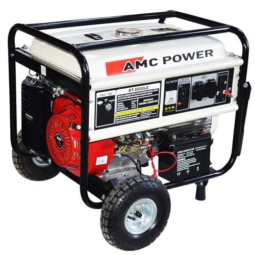 Amc Power BT-8800 LE  7,5 KVA Benzinli Jeneratör Marşlı (Tekerlekli)  Jeneratör Marşlı (Tekerlekli)