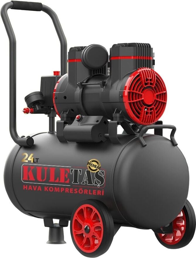 Kuletaş Premium 24 Litre Sessiz Yağsız Hava Kompresörü 2 Hp