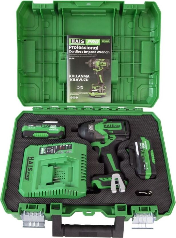 HAIS Pro Akülü Somun Sıkma Darbeli 1100NM 21V 4 Ah RD-810