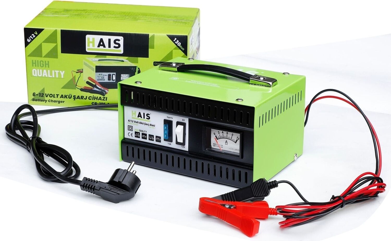 Hais 6 - 12 Volt Akü Şarj Cihazı