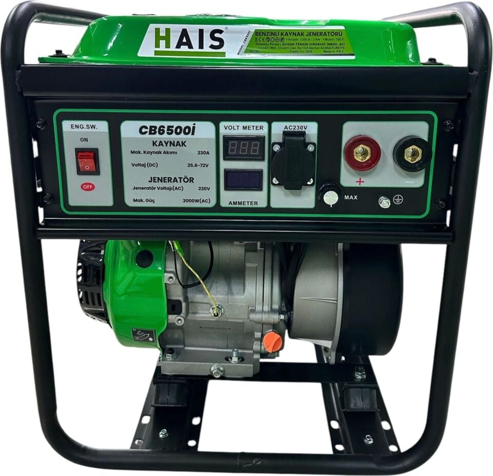 Hais Profesyonel 3 Kw Kaynak Jeneratörü CB6500I