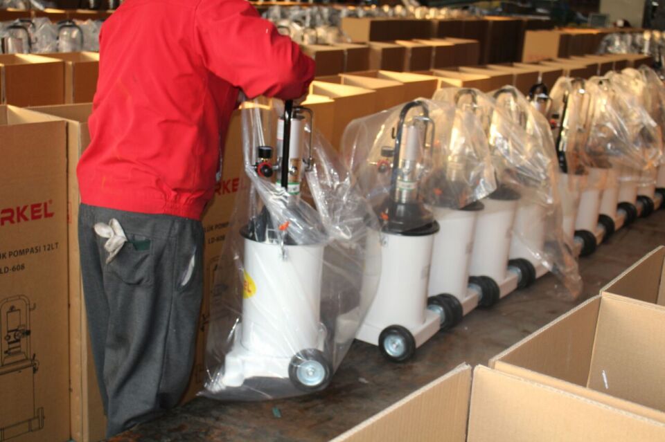 Türkel 12 kg Havalı Gres Pompası