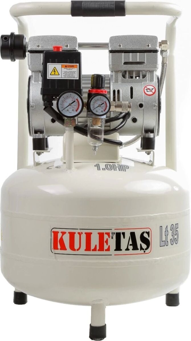 Kuletaş Süper Sessiz Yağsız Kompresör 35 Litre