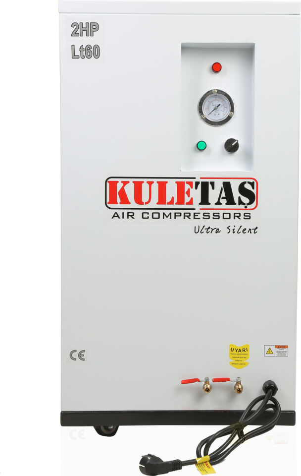 Kuletaş Kabinli Ultra Sessiz Kompresör 60 Litre 2 Hp