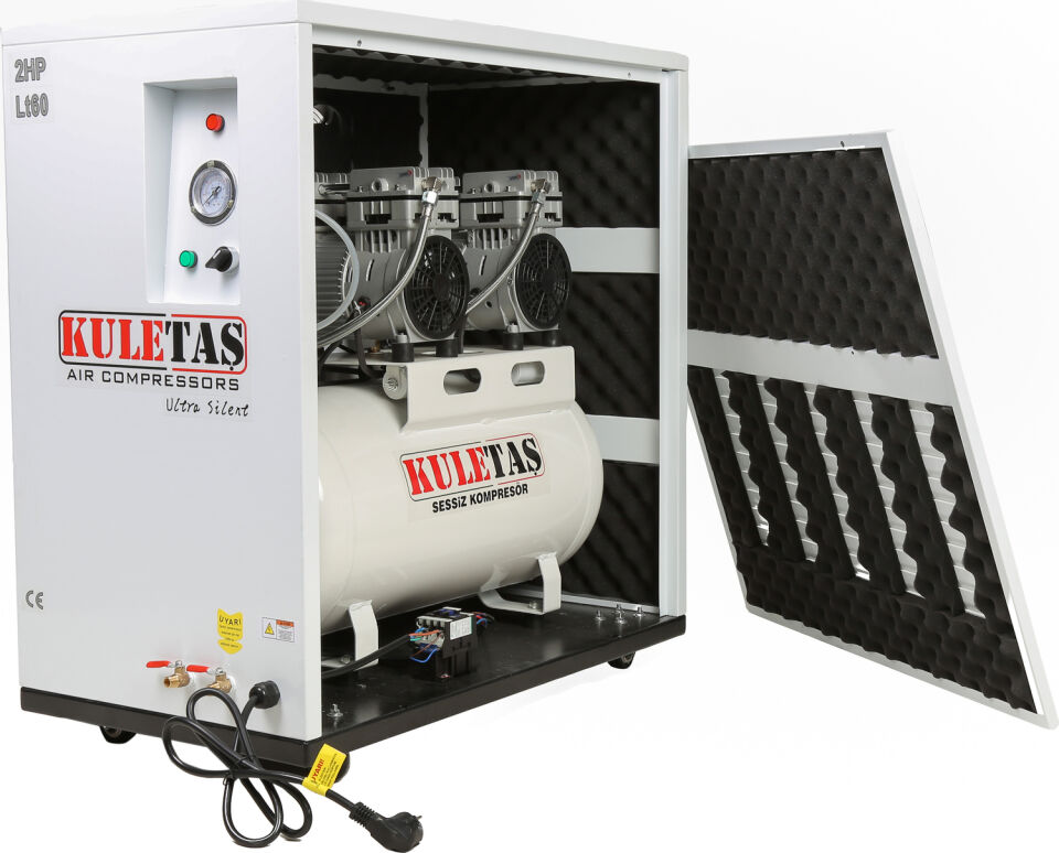Kuletaş Kabinli Ultra Sessiz Kompresör 60 Litre 2 Hp