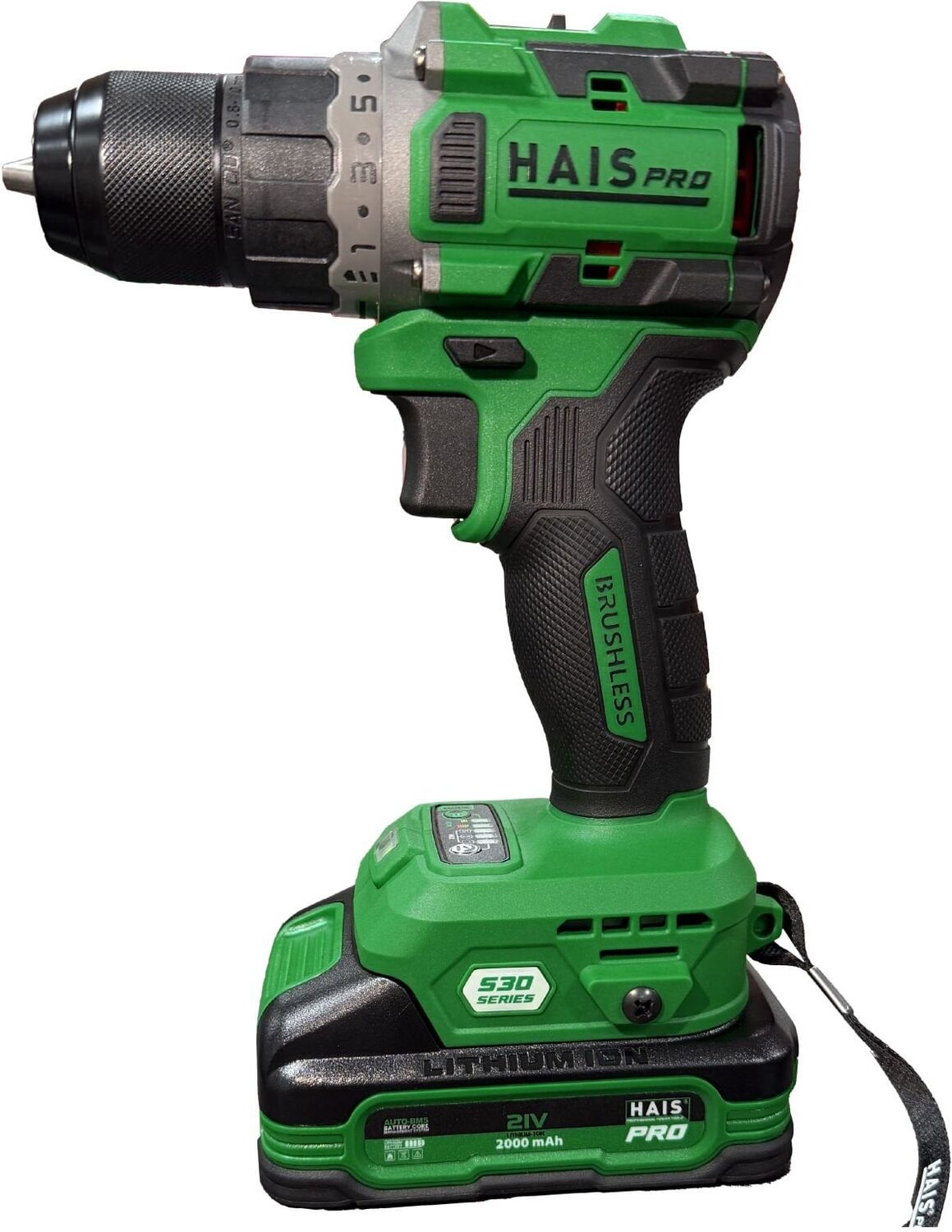 Haıspro Profesyonel Vidalama Matkap S30 RB-2201 21 V 2.0 Ah Çift Akülü