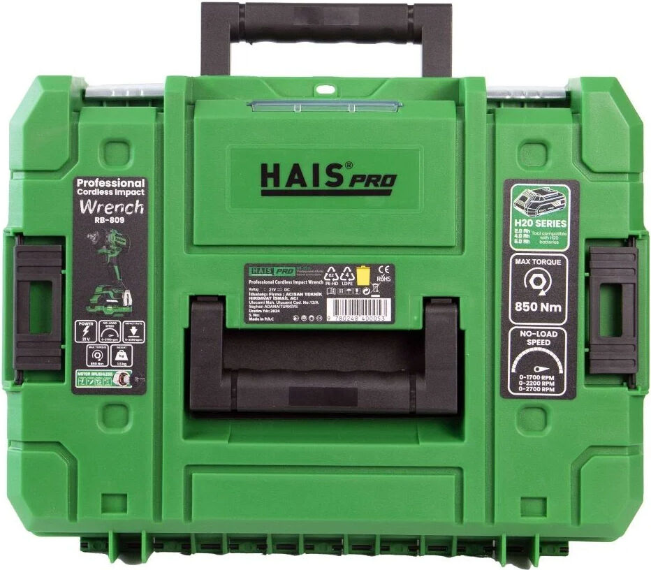 Hais Pro RB-809 850 Nm 21 V Profesyonel Darbeli Somun Sıkma
