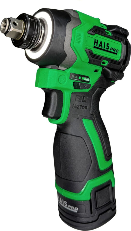 Haıspro 180 Nm Tork Akülü Somun Sıkma - Profesyonel Akülü Vidalama - 2x2 Ah Çift Akü - RB-SD1608W