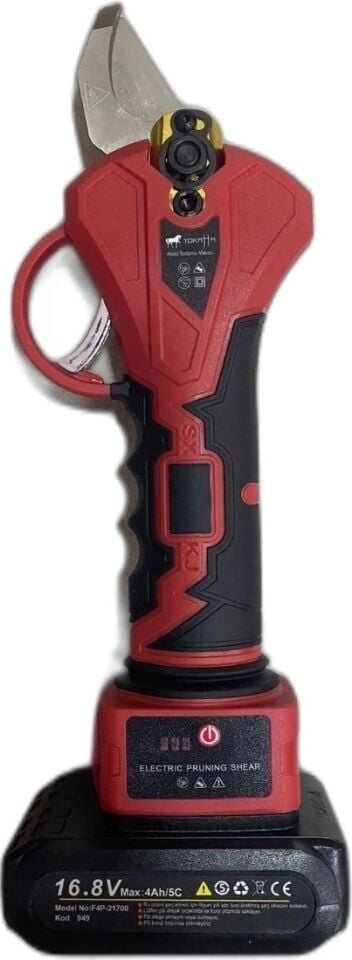 Ordu Tarım Yokatta S-1 32 mm Akülü Budama Makası 16.8 V 4 Ah Çift Akü Yedek Bıçak Hediyeli