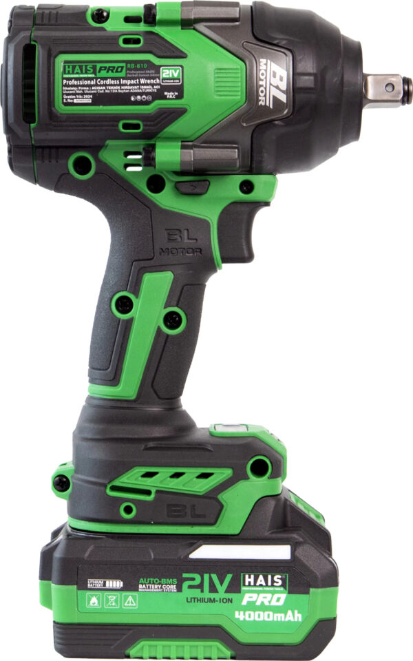 Hais Pro Profesyonel Darbeli Somun Sıkma 1100 Nm 21 V
