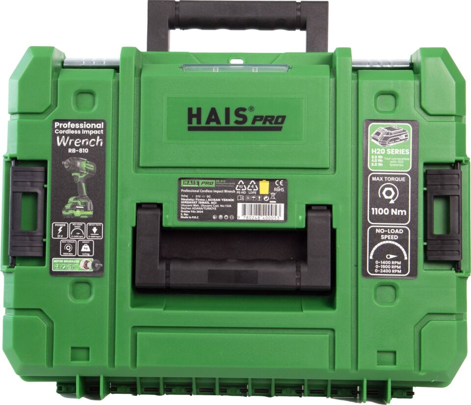 Hais Pro Profesyonel Darbeli Somun Sıkma 1100 Nm 21 V