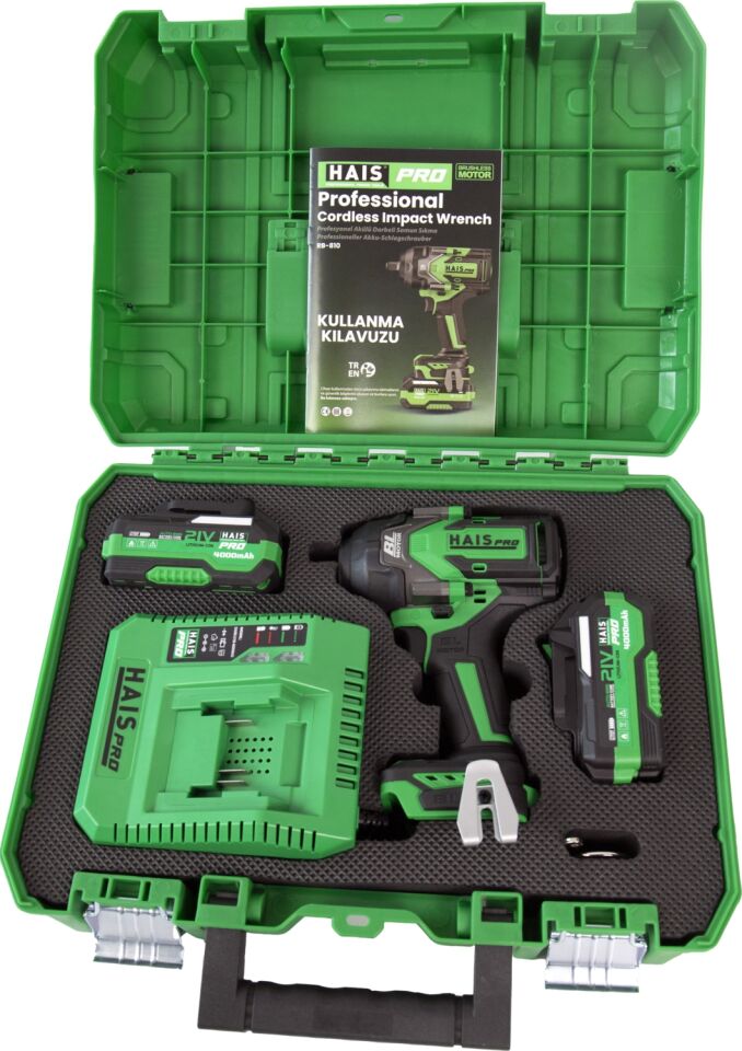 Hais Pro Profesyonel Darbeli Somun Sıkma 1100 Nm 21 V