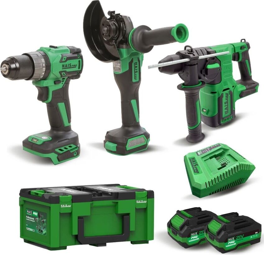 Hais Pro Profesyonel Akülü Set RB-01(DB-2102/BH-26/JM-125AX2/ŞARJ